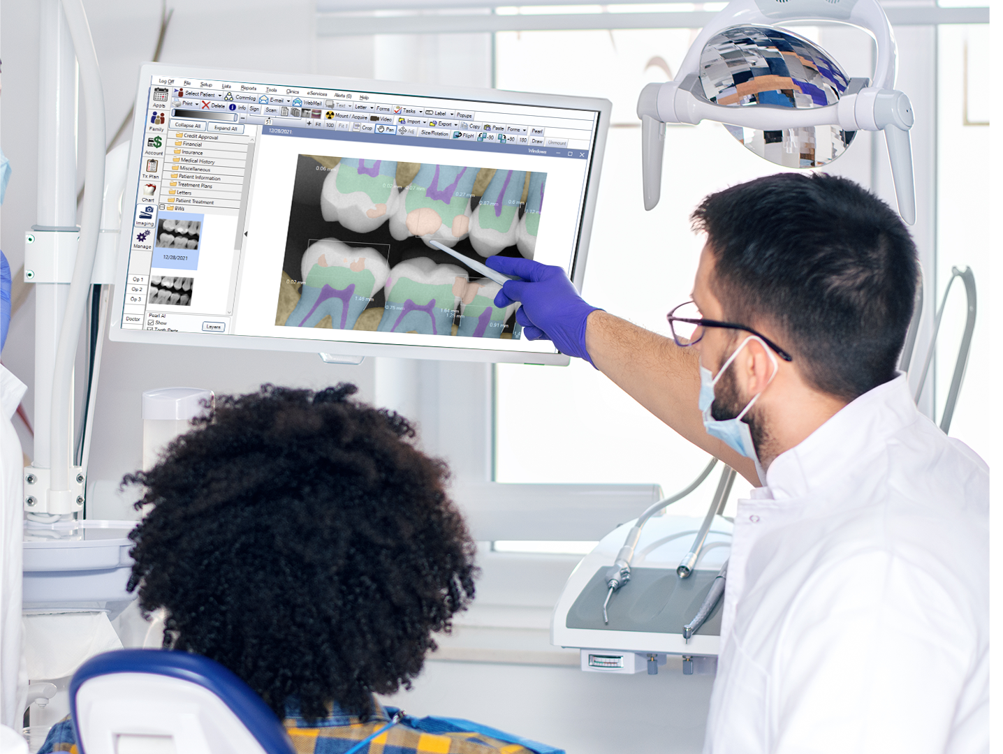 Open dental mock