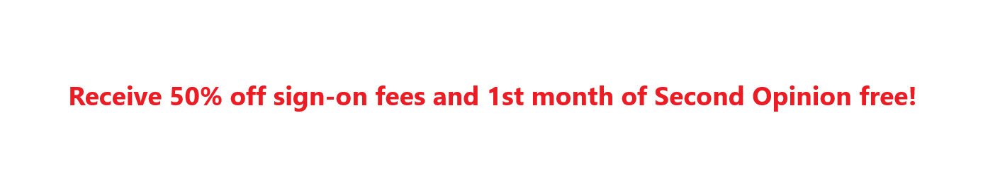 Receive 50% off sign-on fees and 1st month free!-2